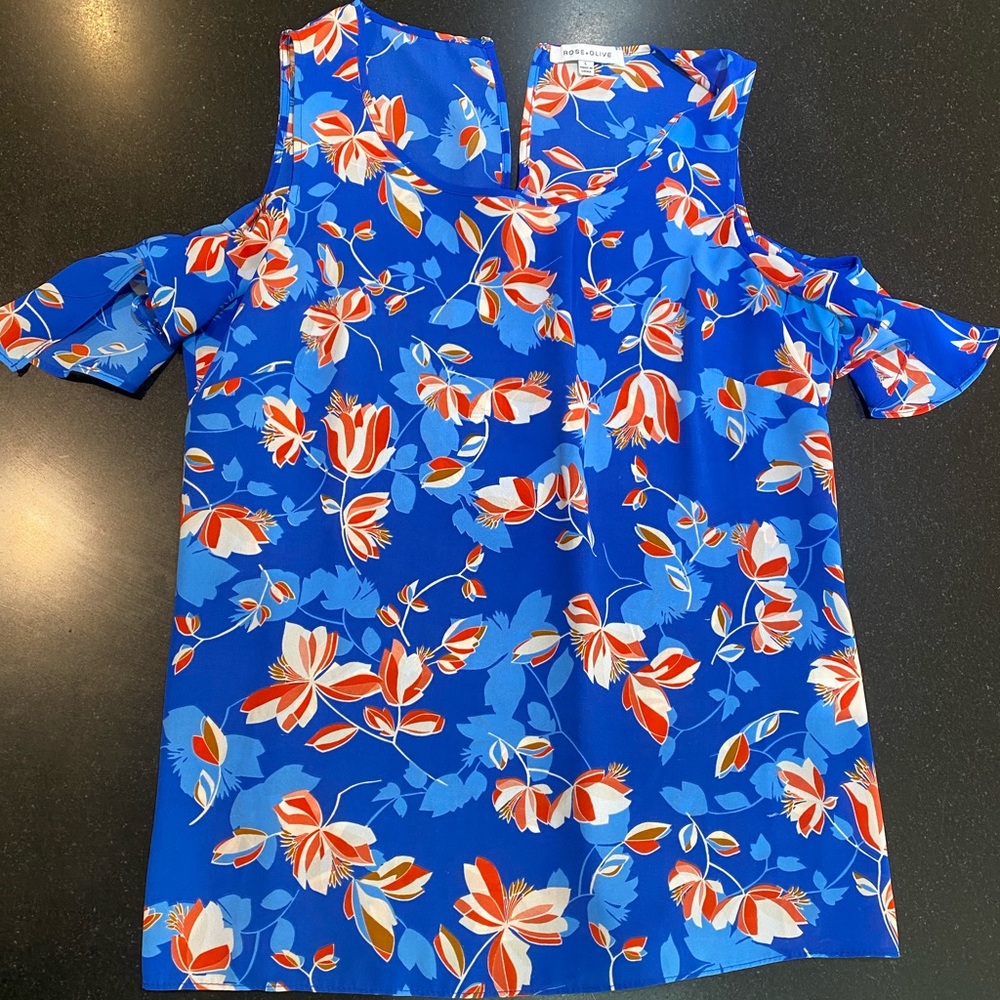 Cold shoulder blouse